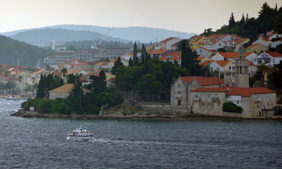 Korcula from the sea