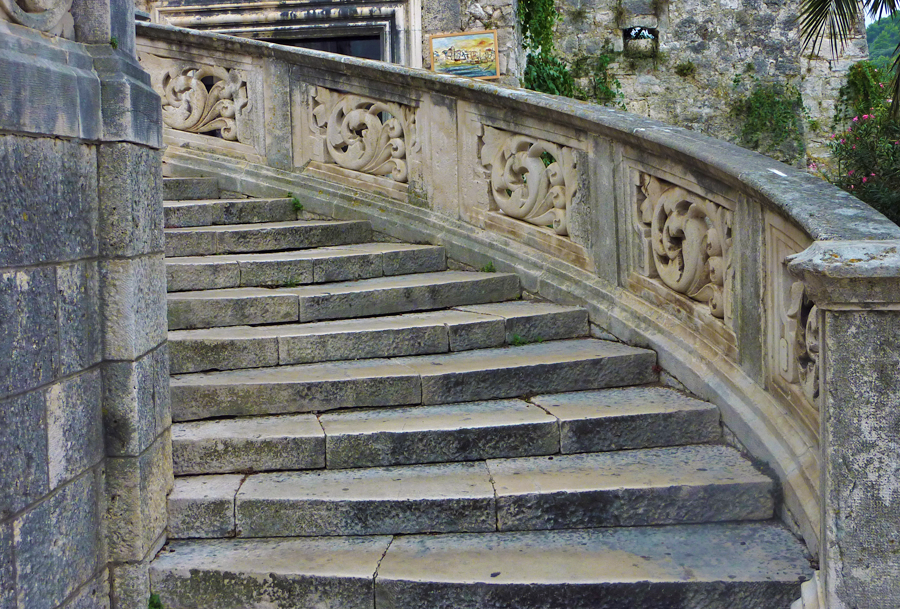Steps in Korcula